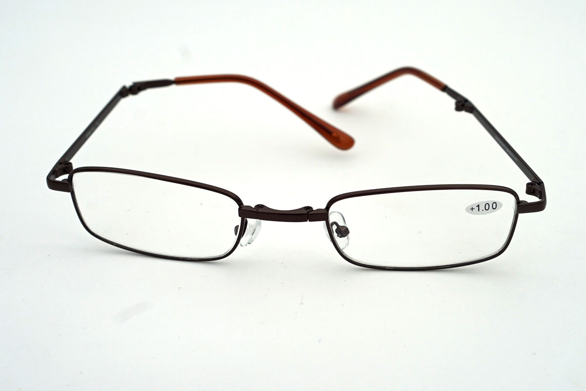 Lunettes De Lecture Pliables Télescopiques - Puissances +1.50 Et +2.00 - Noir - Unisexe